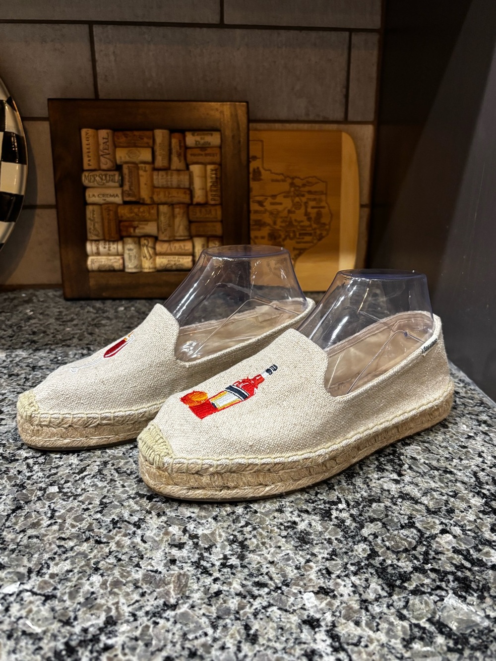 Soludos Aperol Spritz Woven Platform Slip On Espadrille size 7 1/2 - Picture 3 of 10